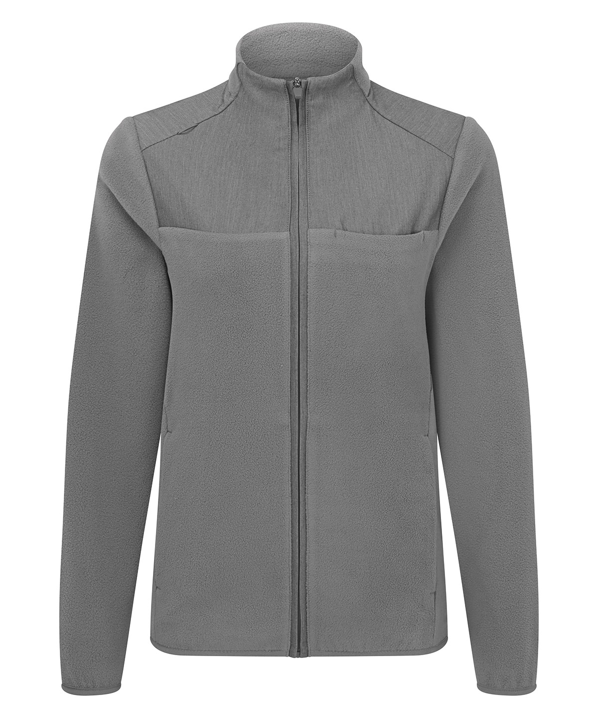 'Agility' women's panelled fleece jacket, front