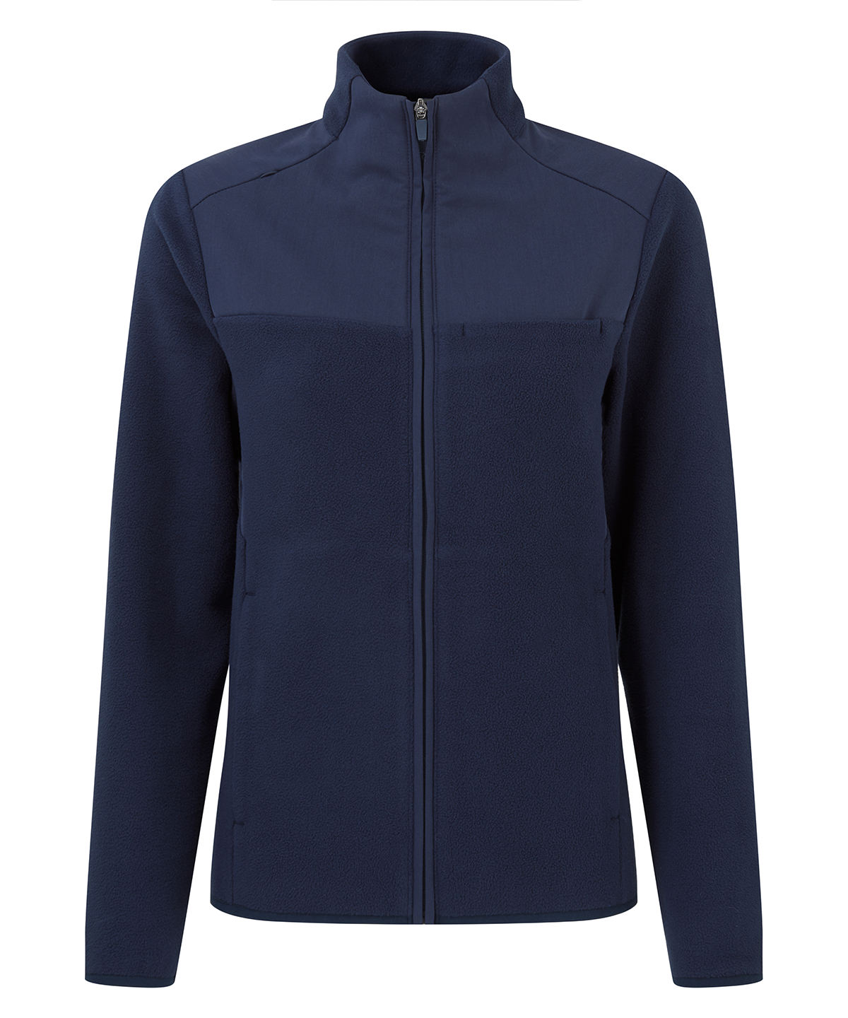 'Agility' women's panelled fleece jacket, front