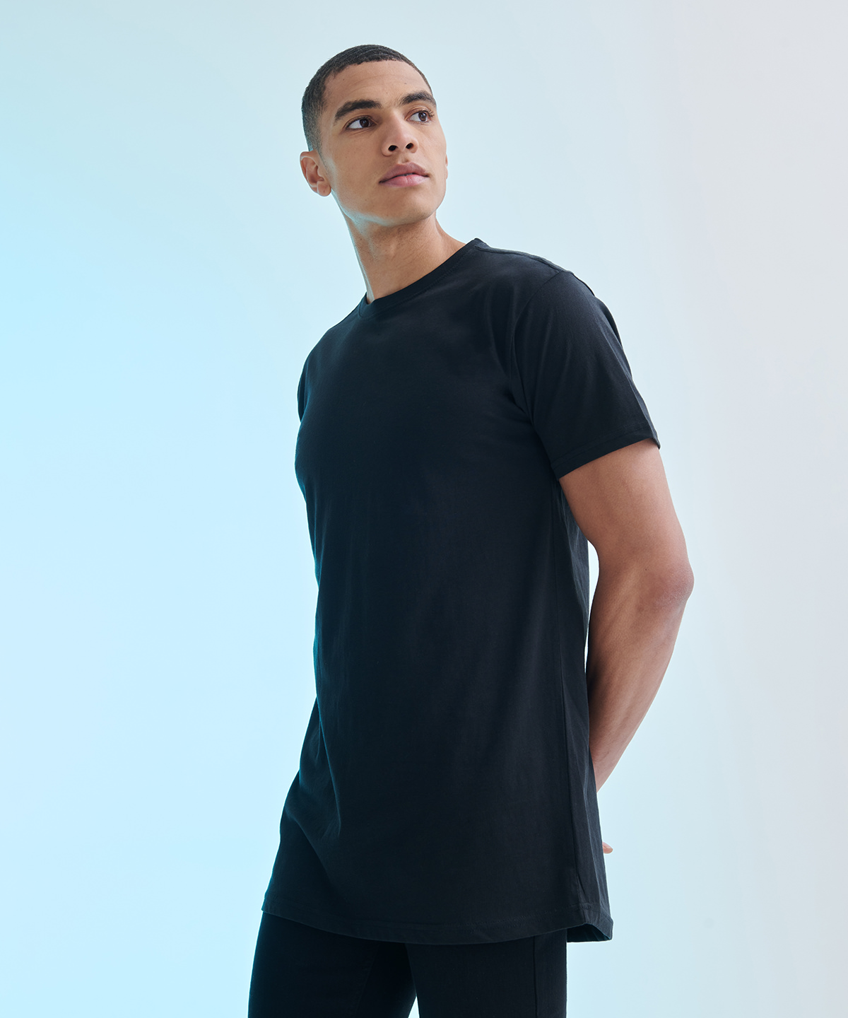 Picture of Longline t-shirt with dipped hem