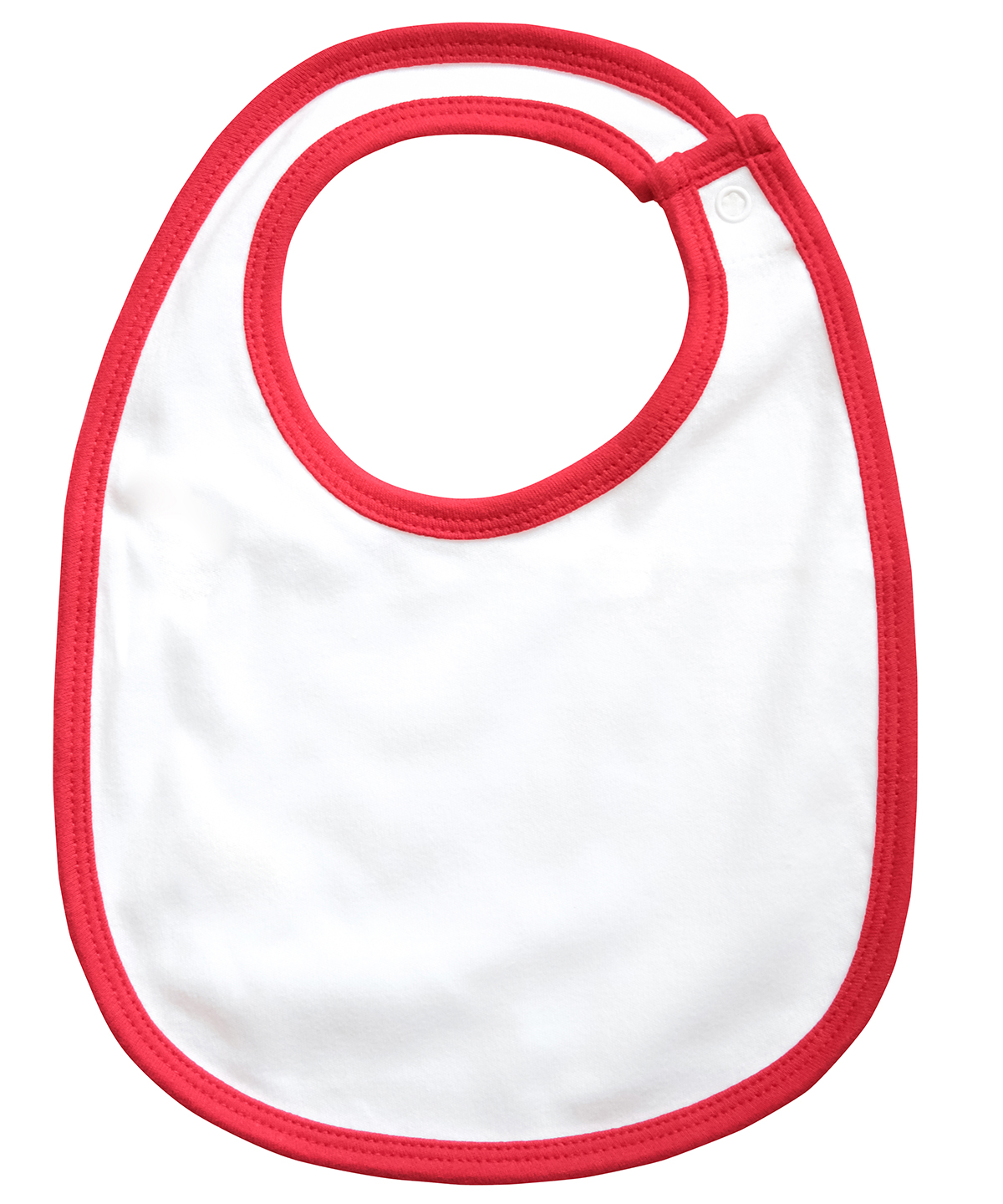 Single Layer Bib White/Red Size One Size