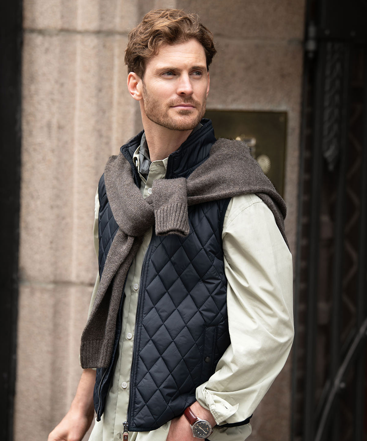 Camden – diamond quilted gilet-Nimbus