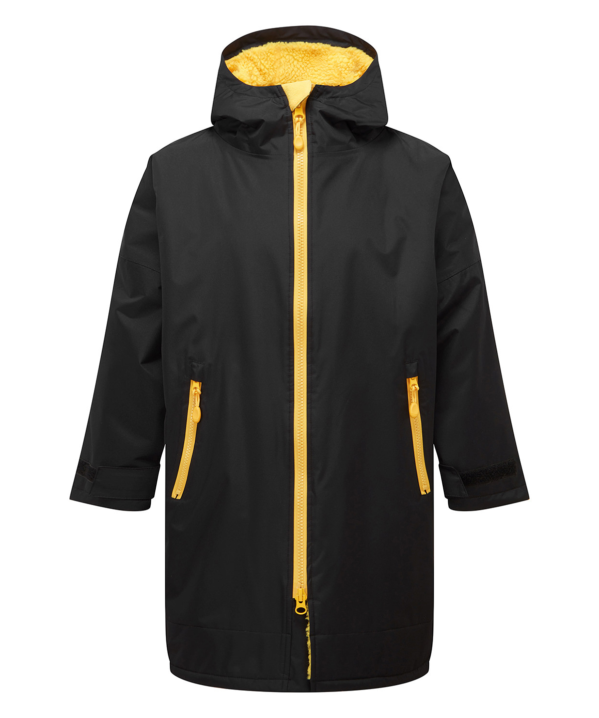 Kids TriDri® Recycled all-seasons waterproof changing robe, front