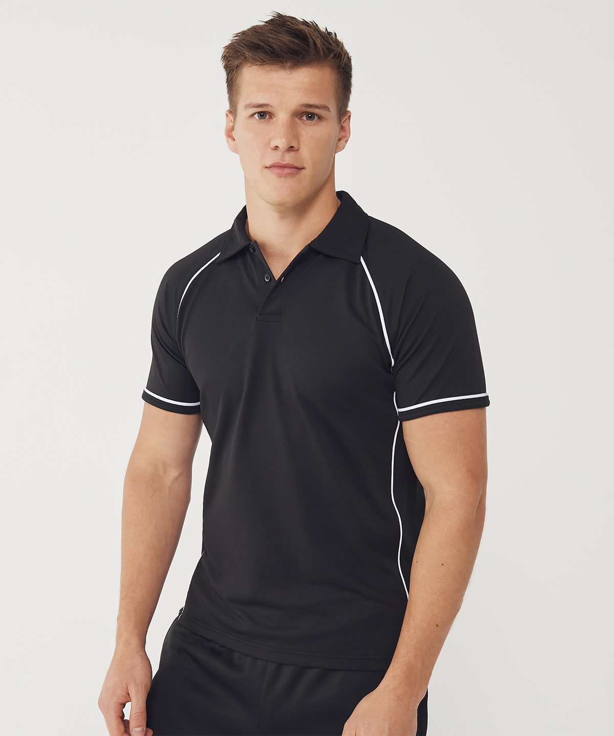 Piped performance polo Piped performance polo