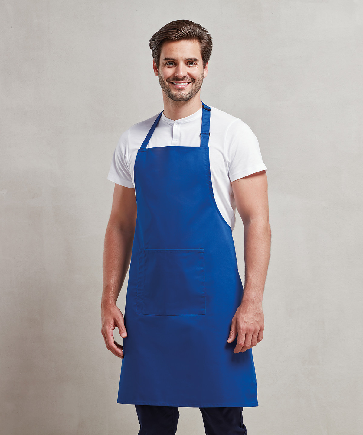 Picture of Colours bib apron with pocket