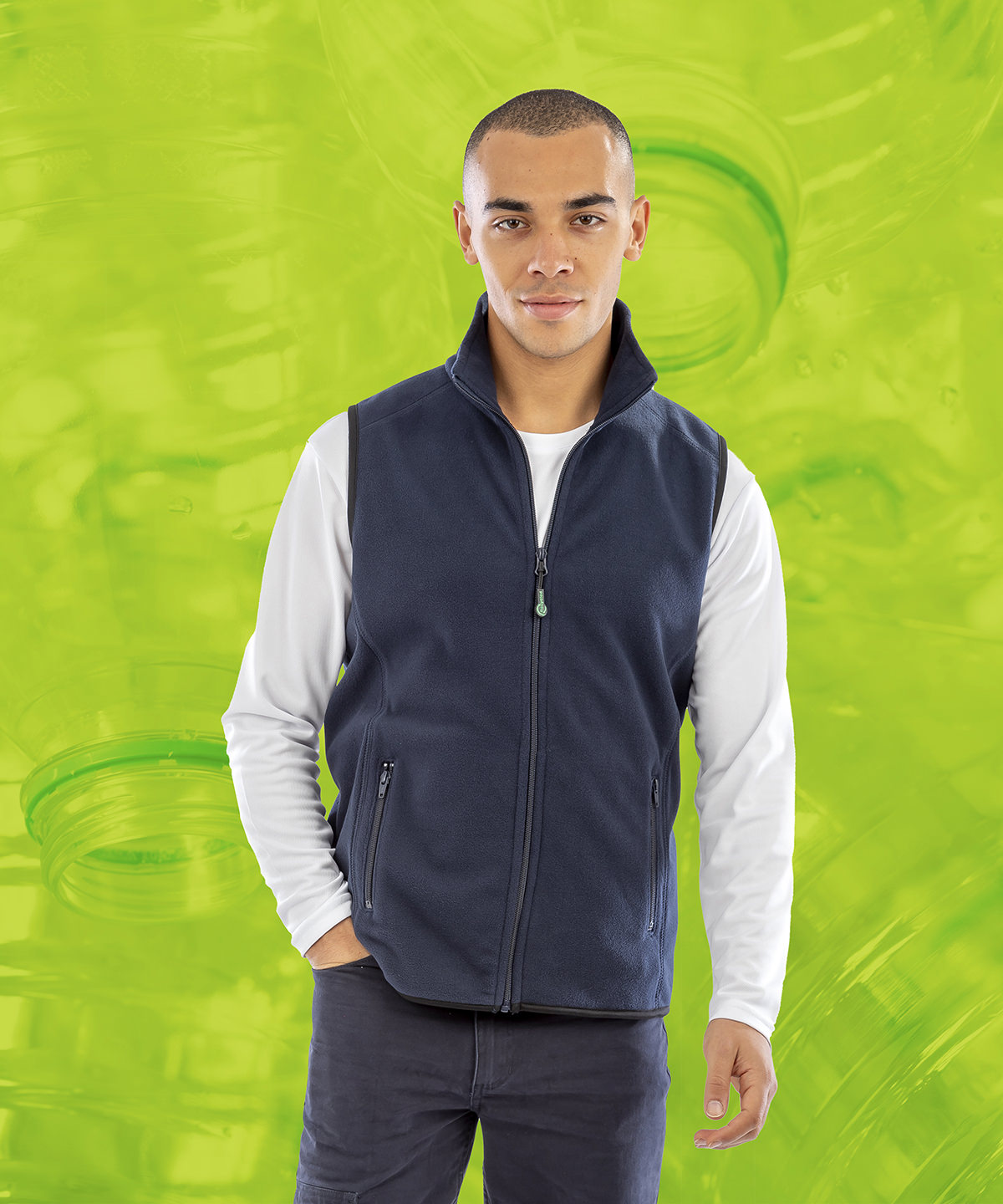 Picture of Recycled fleece Polarthermic bodywarmer