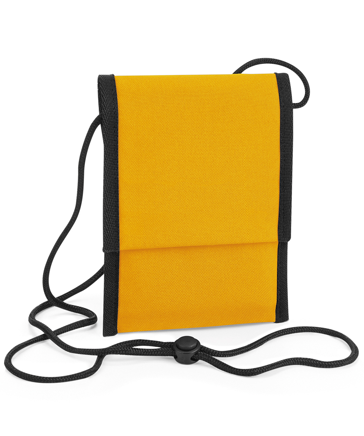 Recycled cross body pouch, front