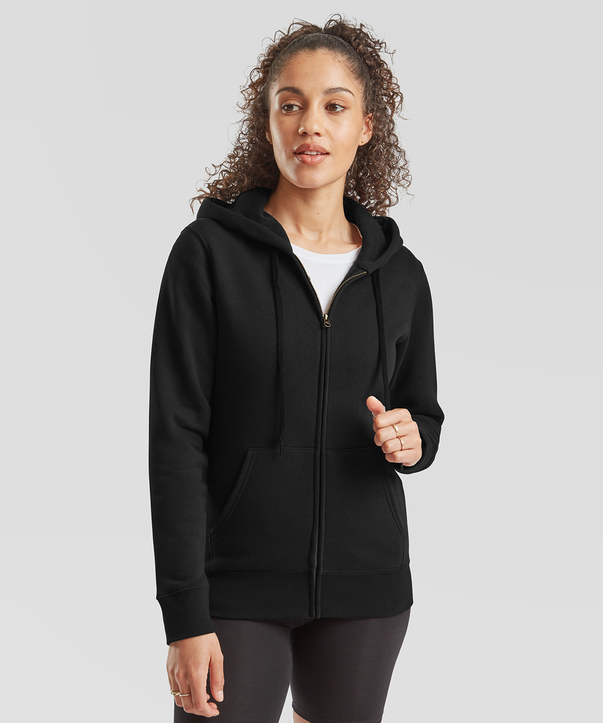 Women’s premium 70/30 hooded sweatshirt jacket Women’s premium 70/30 hooded sweatshirt jacket