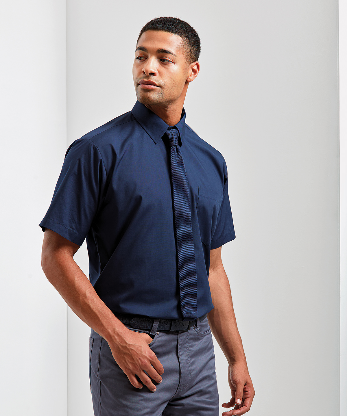 Picture of Short sleeve poplin shirt