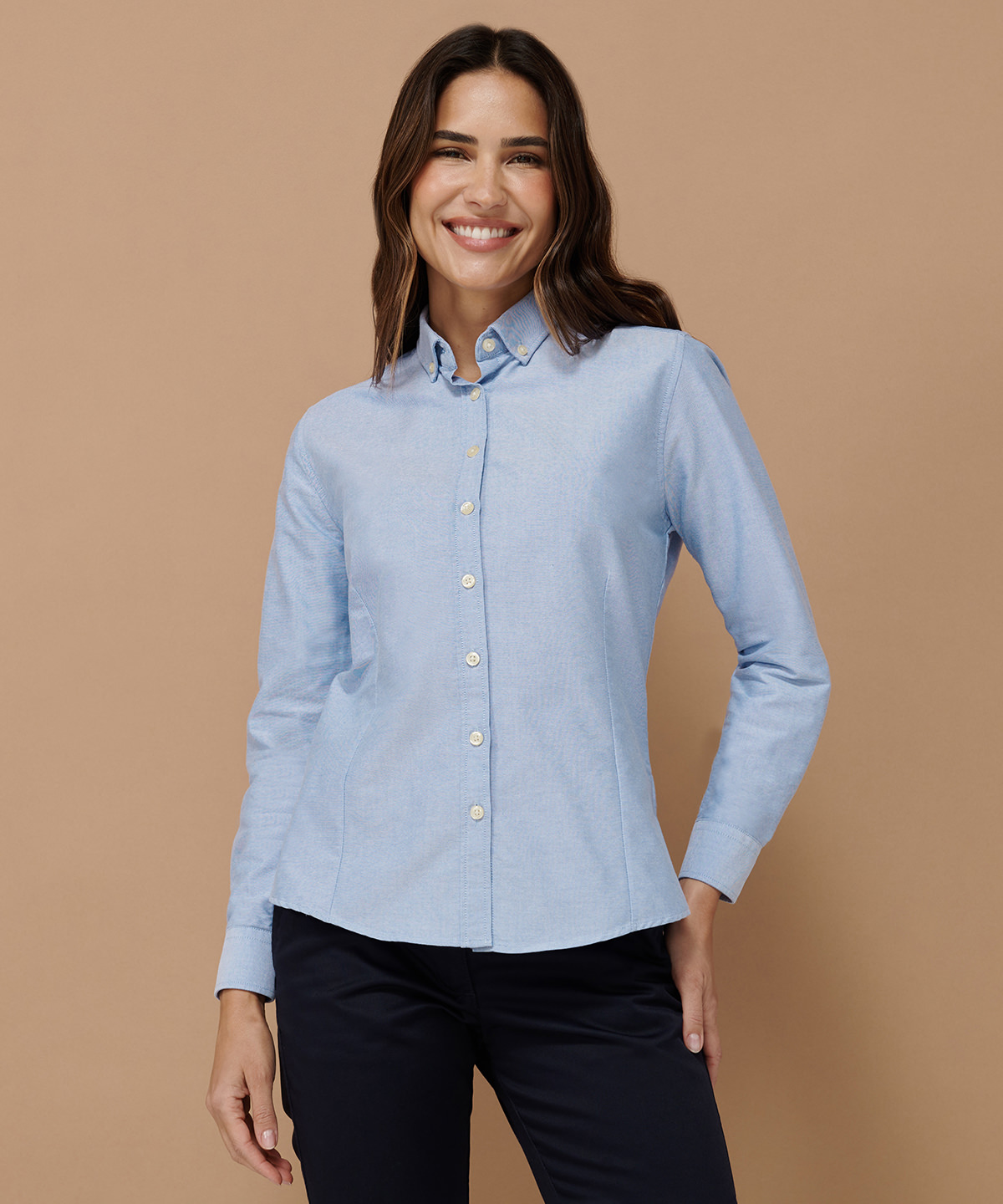 Picture of Women's modern long sleeve Oxford shirt