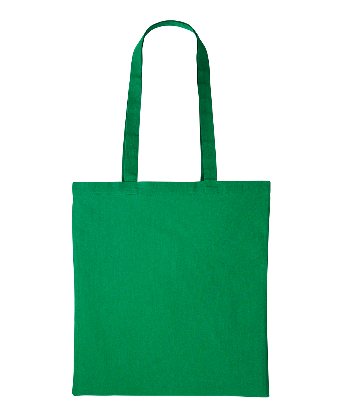 Recycled cotton shopper long handle, front