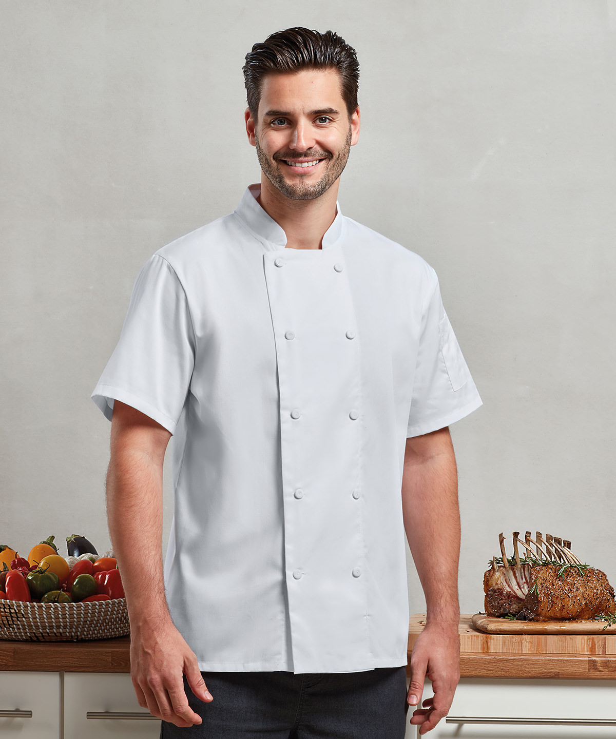 Picture of Chefs Coolchecker® short sleeve jacket