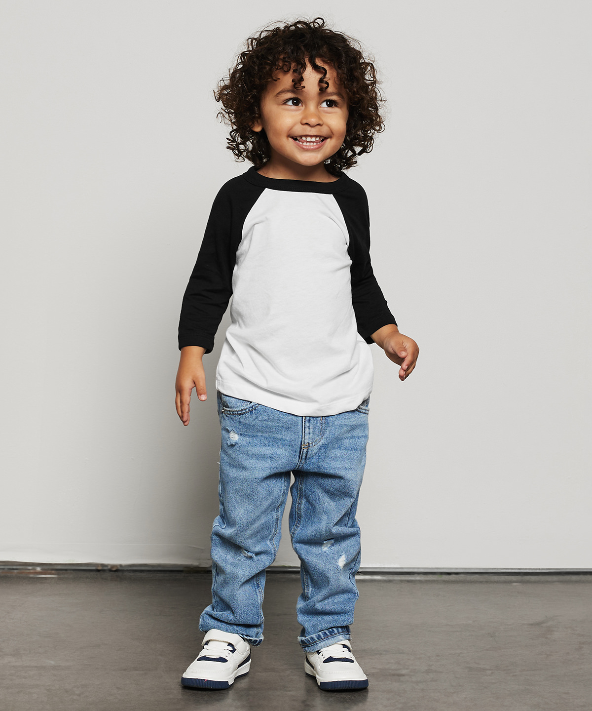 Picture of Toddler ¾ sleeve baseball tee