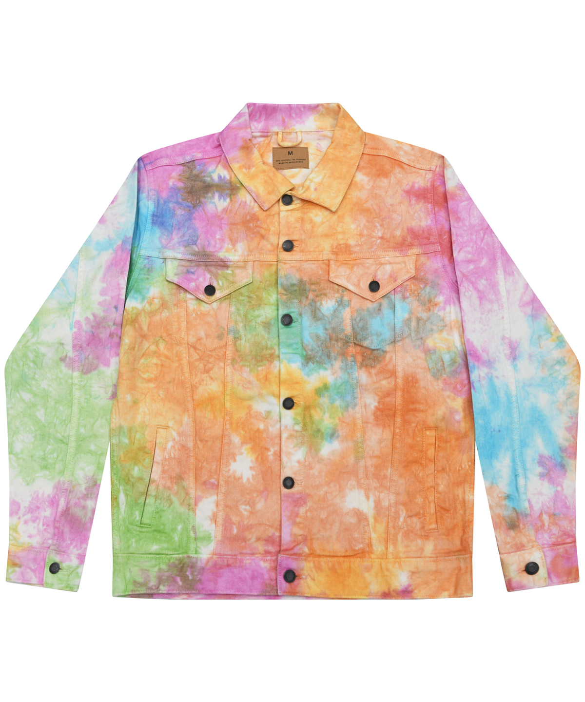 Tie-dye denim jacket image 3