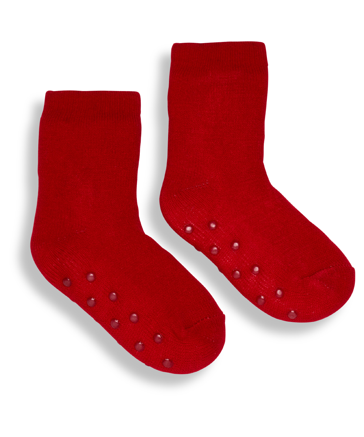 The kids Ribbon luxury Eskimo-style fleece socks, front