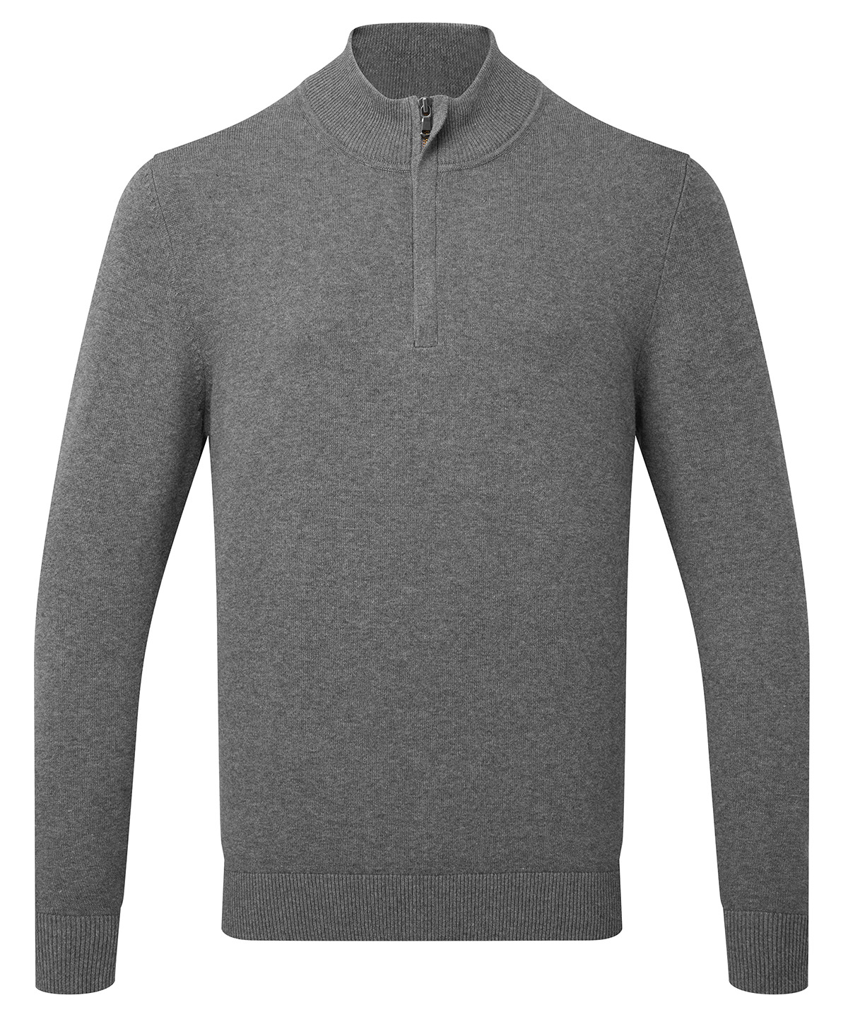 Men's cotton blend ¼ zip sweater image 3