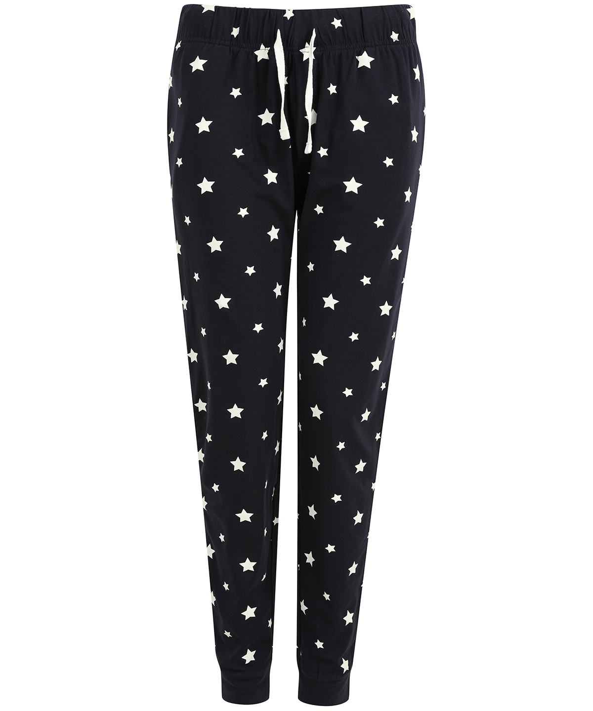 Womens Cuffed Lounge Pants Navy/White Stars Size 2XLarge