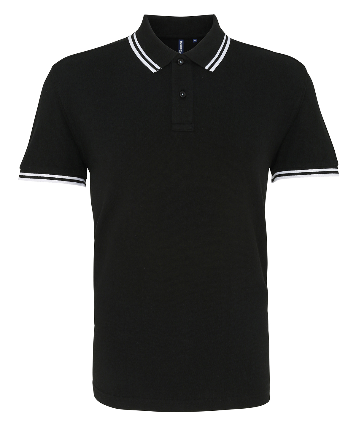 Classic fit tipped polo, front