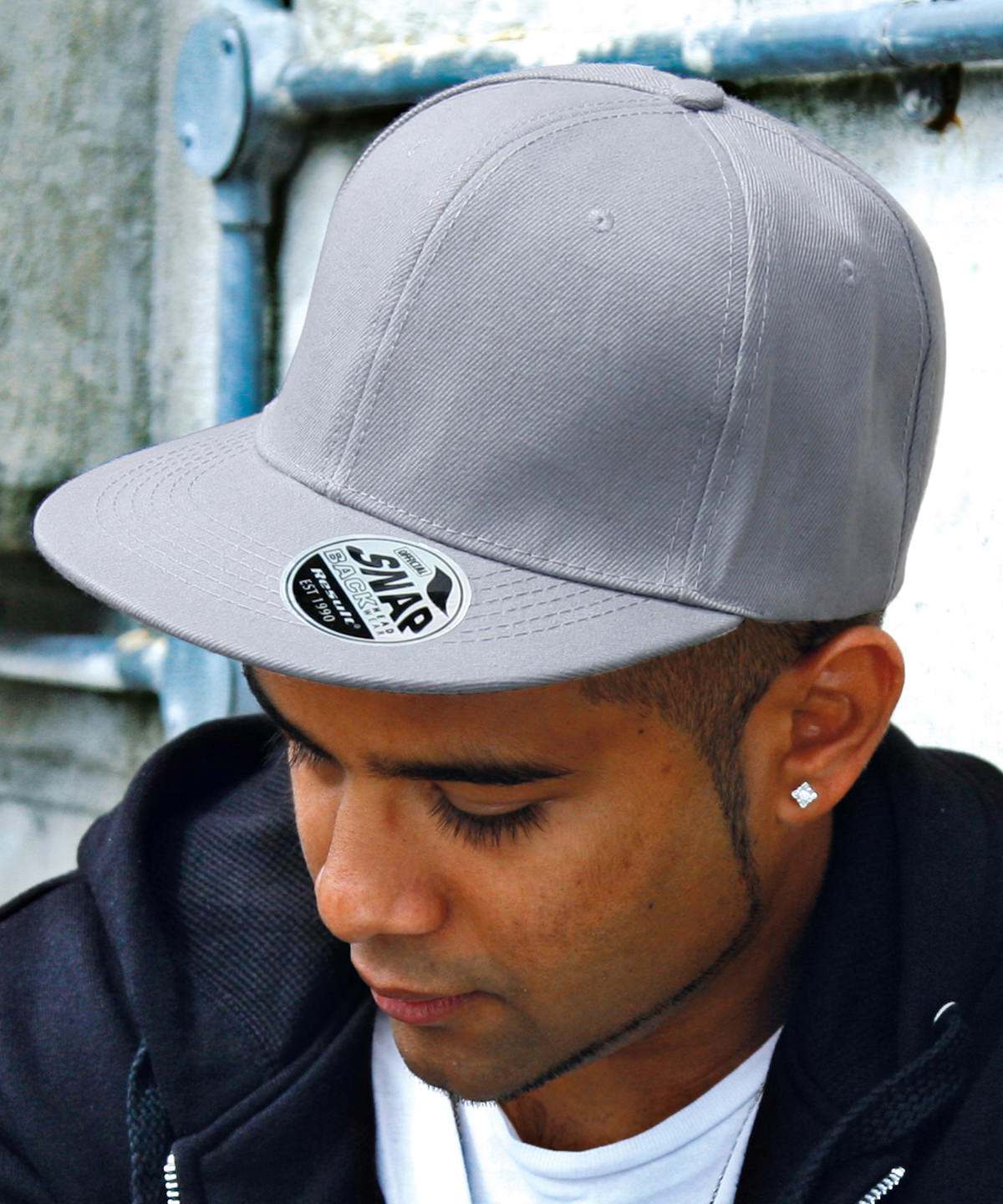 Picture of Bronx original flat peak snapback cap