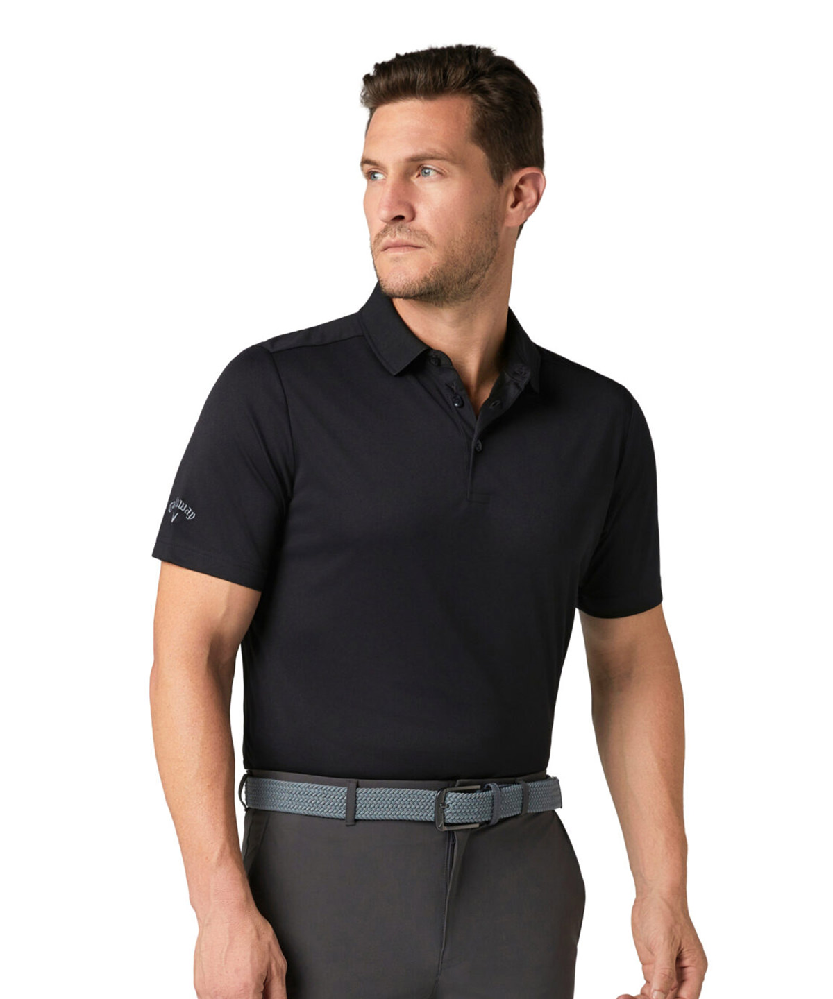Tournament polo worn
