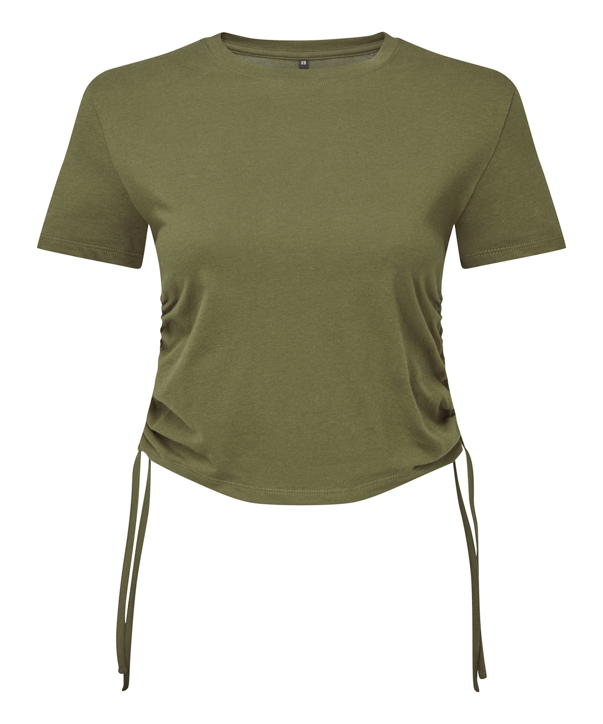 Women’s TriDri® ruched crop top image 4