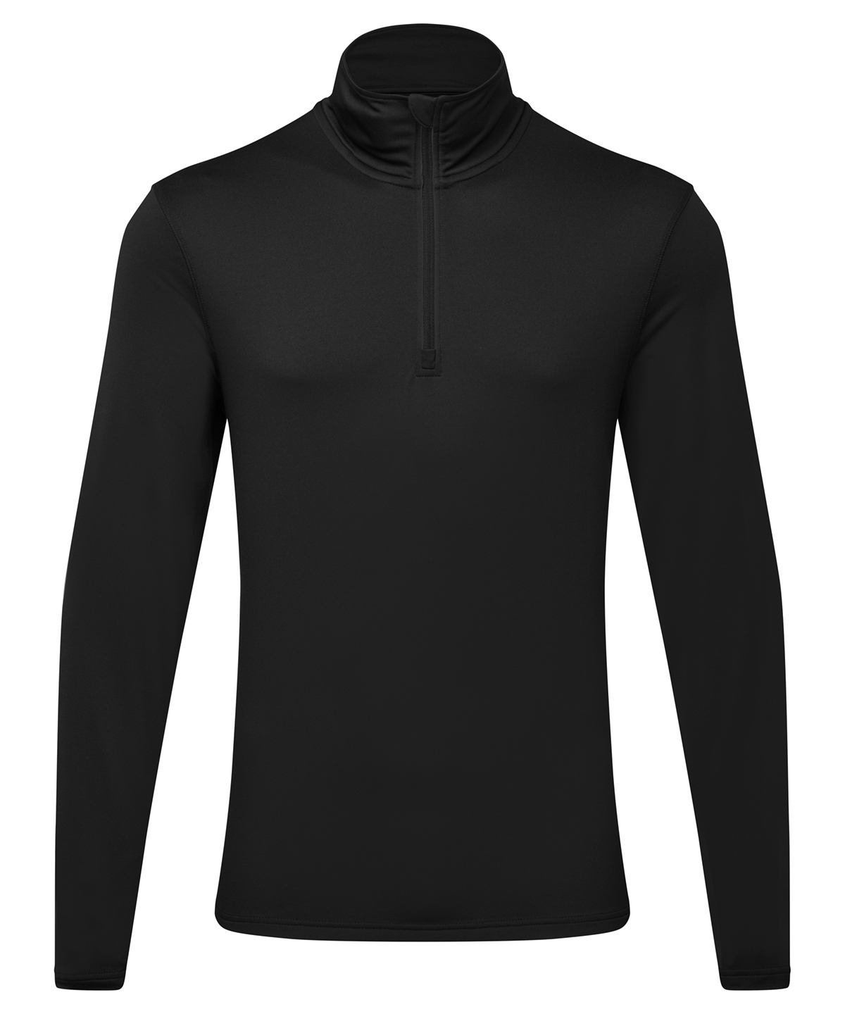 Picture of TriDri® recycled long sleeve brushed back ¼ zip top