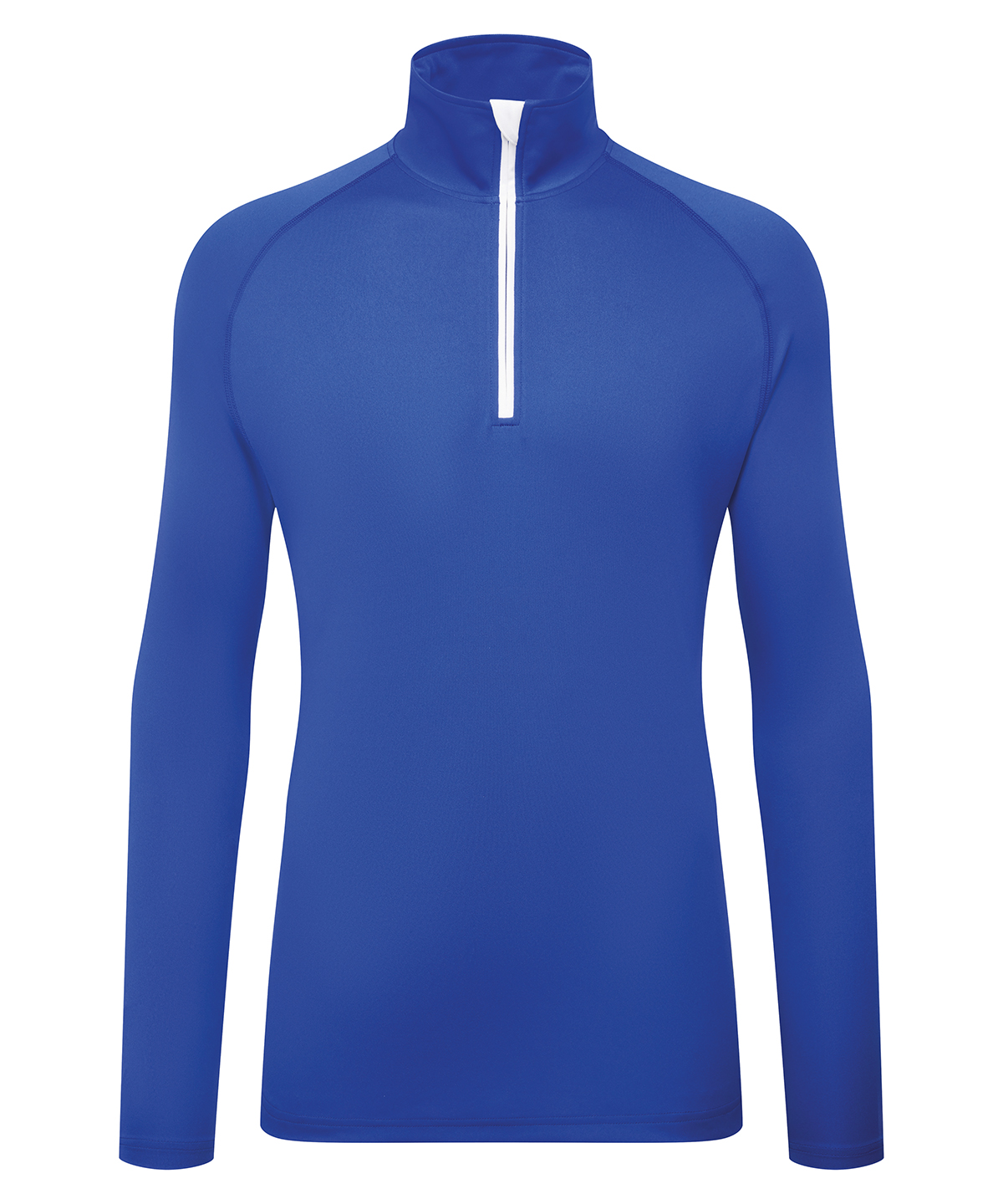 Men's TriDri® long sleeve performance ¼ zip top, front