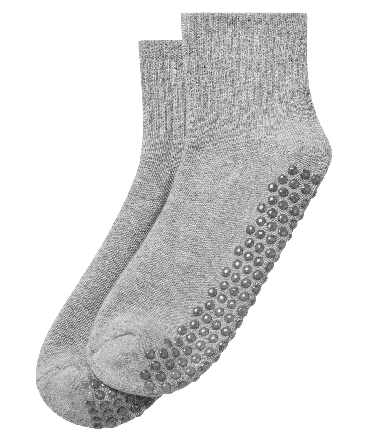 TriDri Grip Socks TR705 in Heather Grey