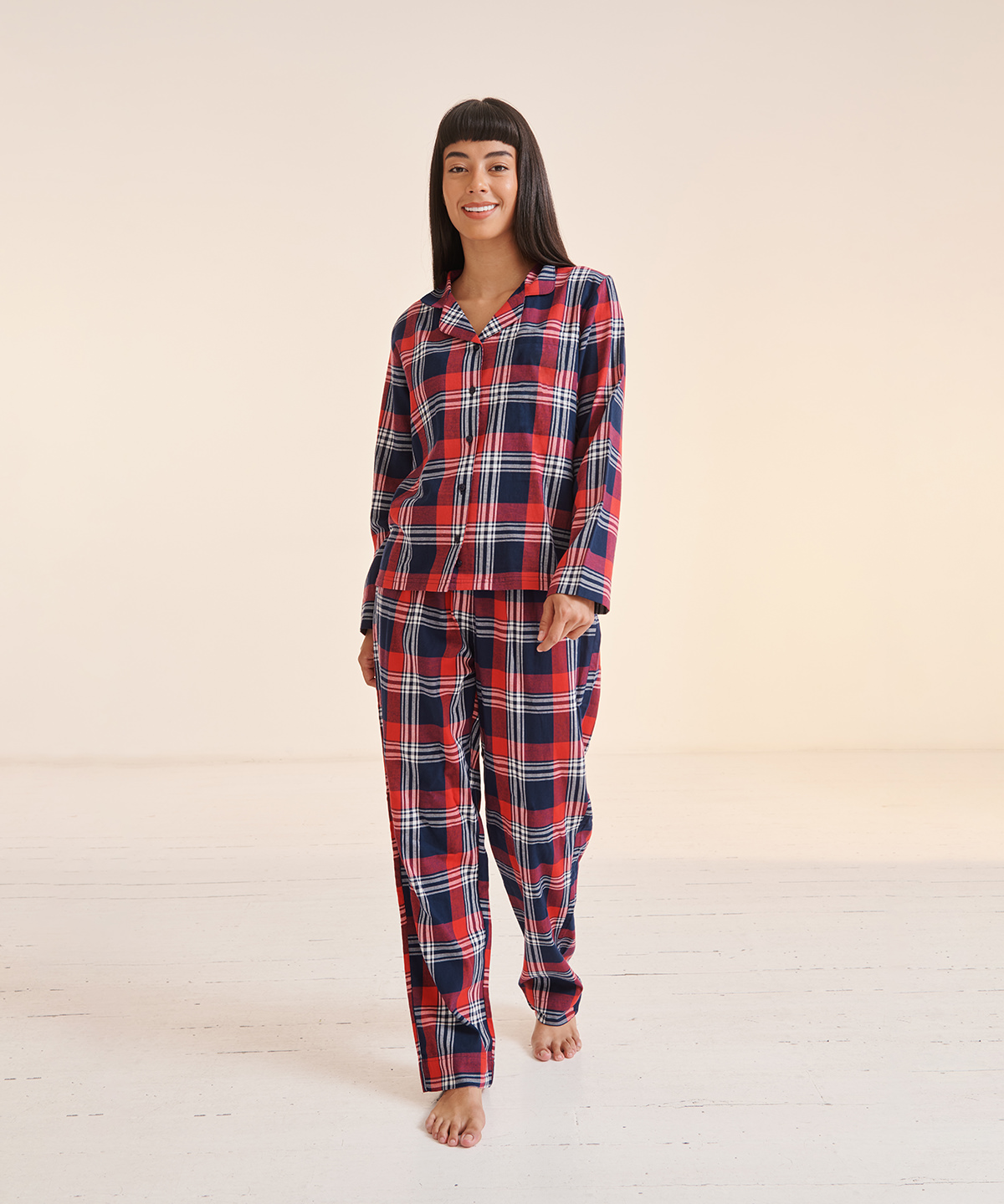 Picture of Women's tartan lounge Set