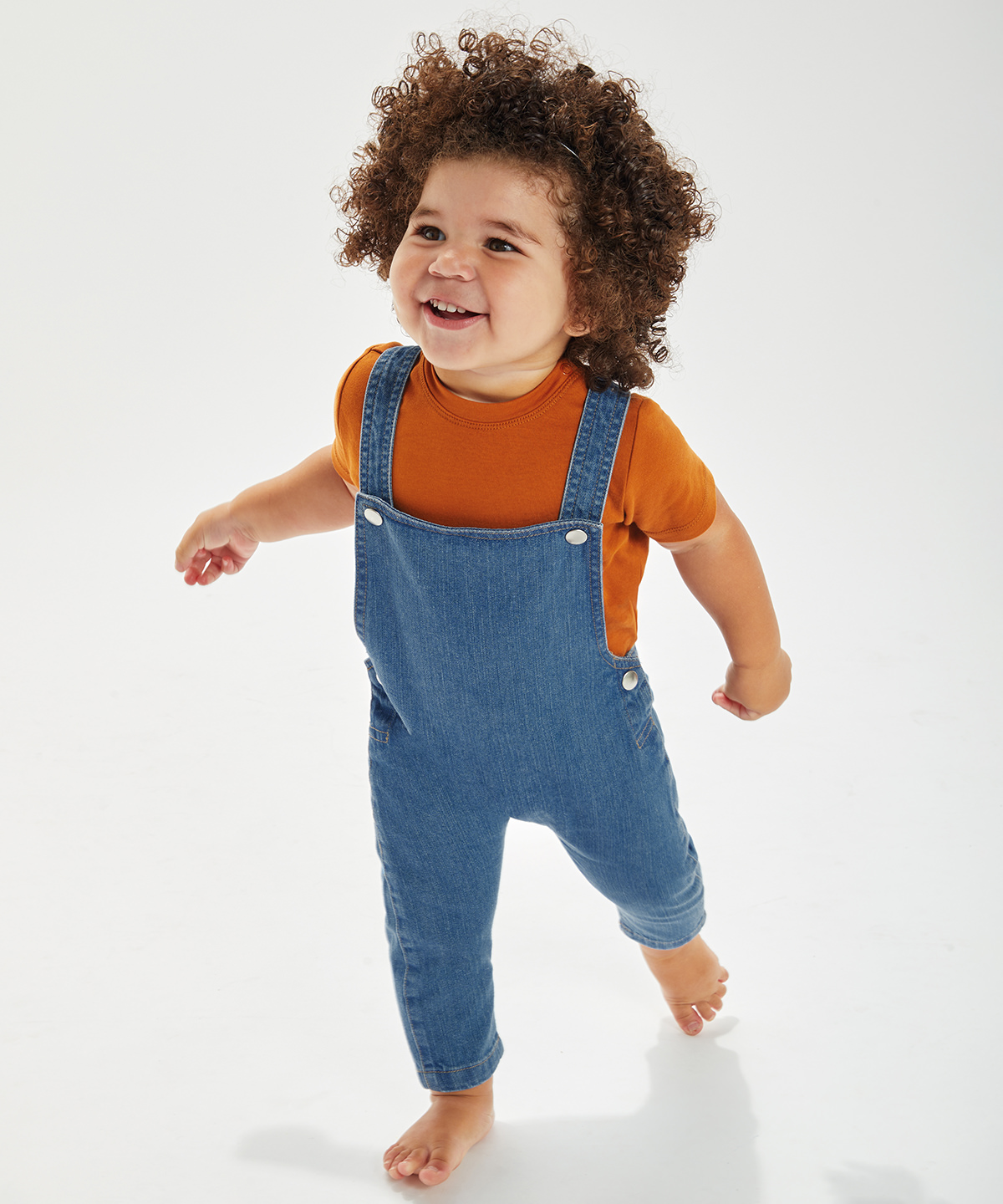 Picture of Baby Rocks denim dungarees