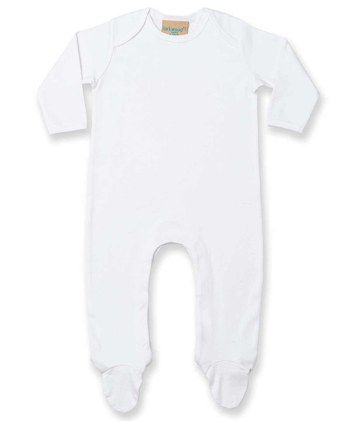 Picture of Contrast long sleeve sleepsuit