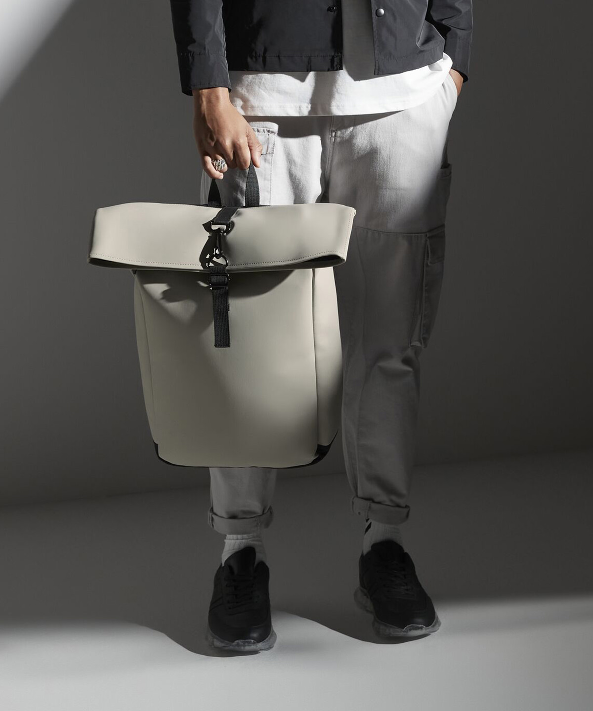 Matte PU rolltop backpack Matte PU rolltop backpack