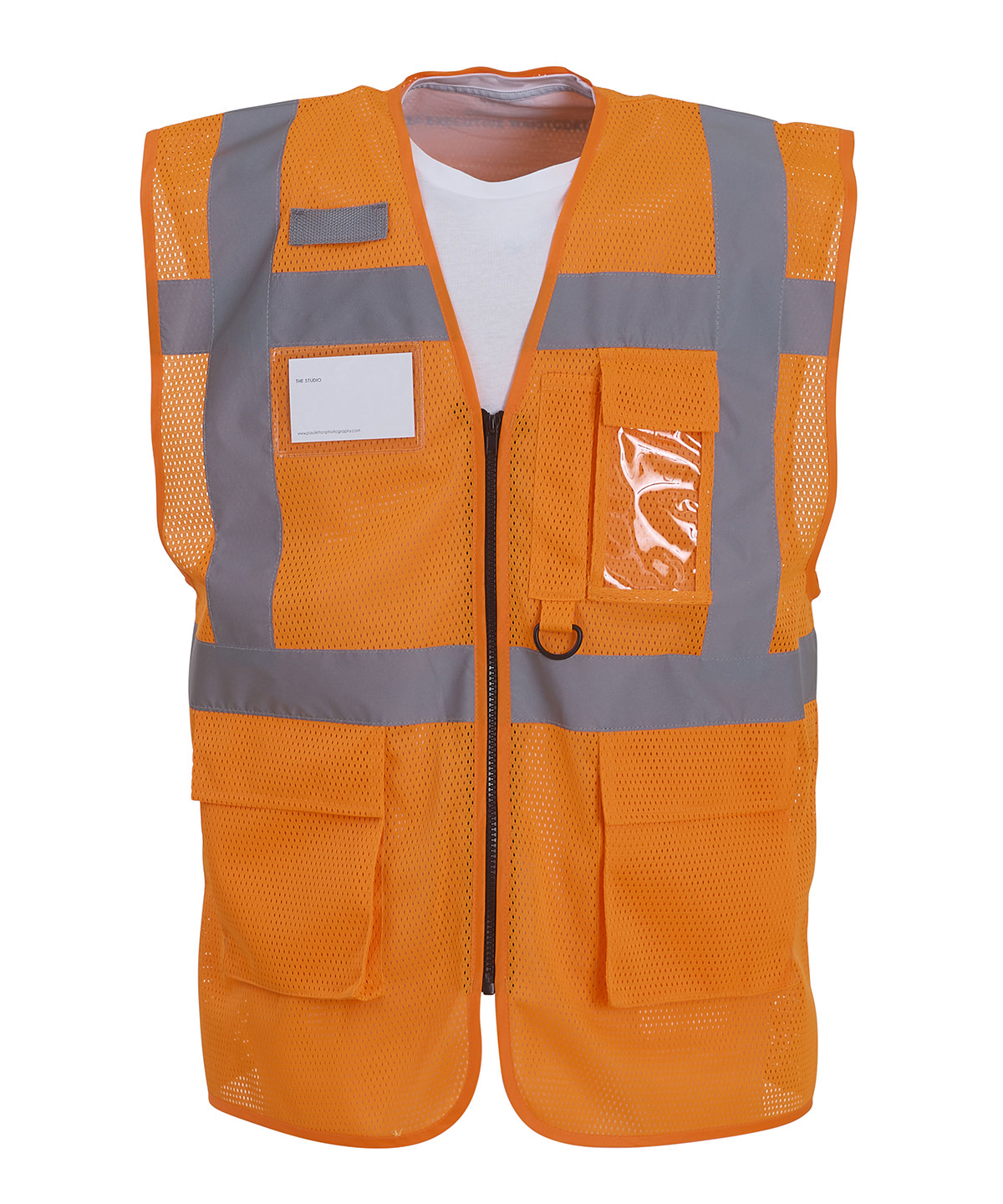 Picture of Hi-vis top cool open-mesh executive waistcoat (HVW820)