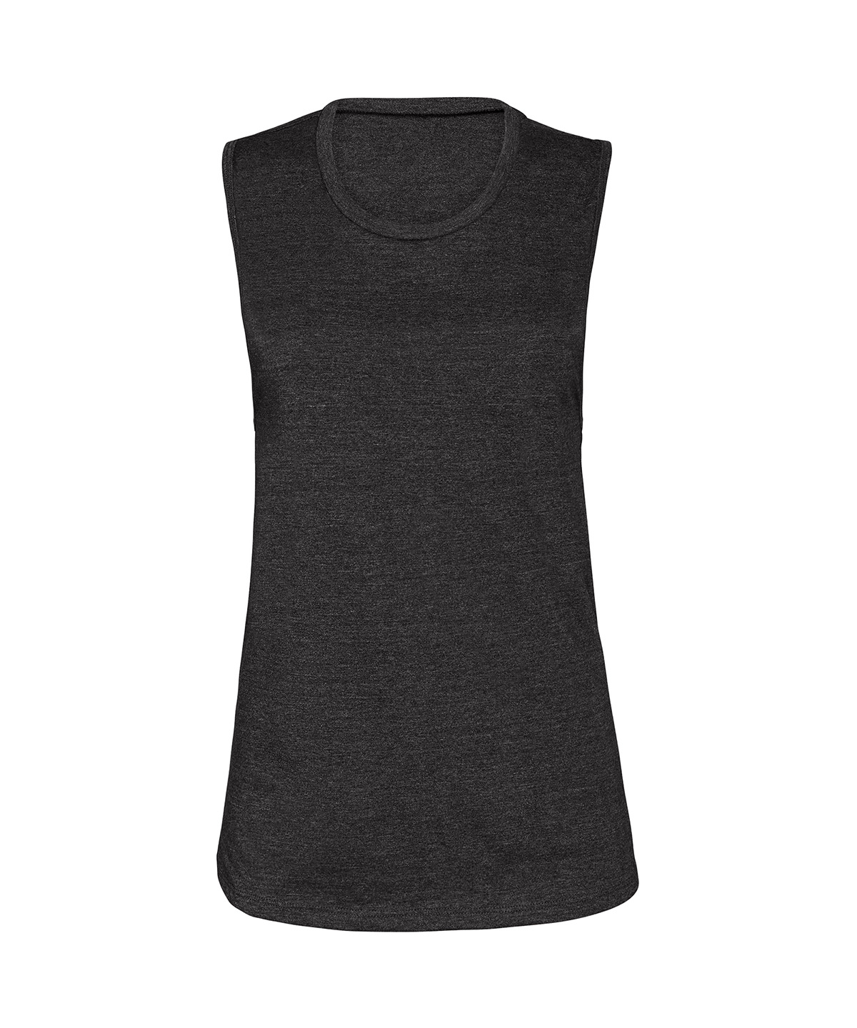Womens Jersey Muscle Tank Dark Grey heather Size Large