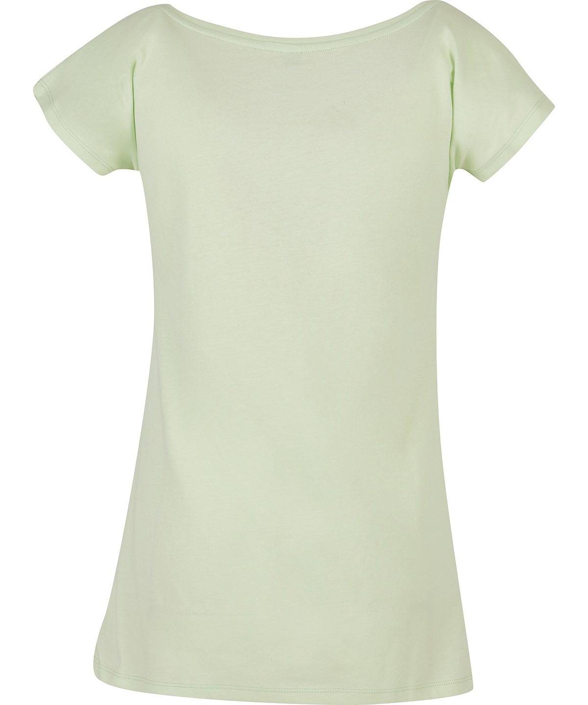 Women's wide neck tee, front