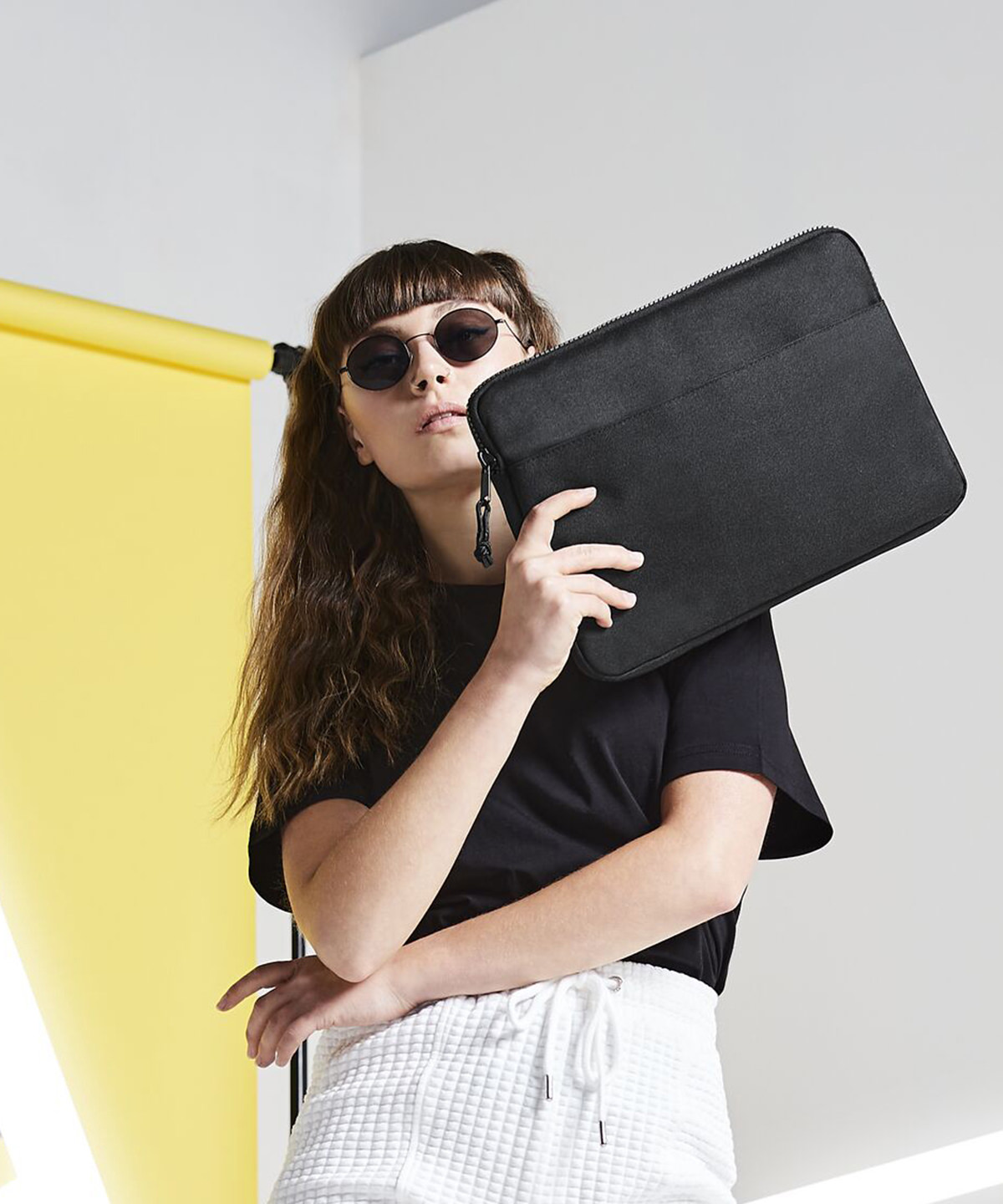 Essential 13 laptop case" worn