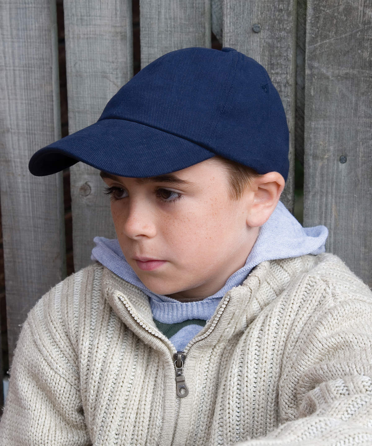 Junior low-profile heavy brushed cotton cap Junior low-profile heavy brushed cotton cap