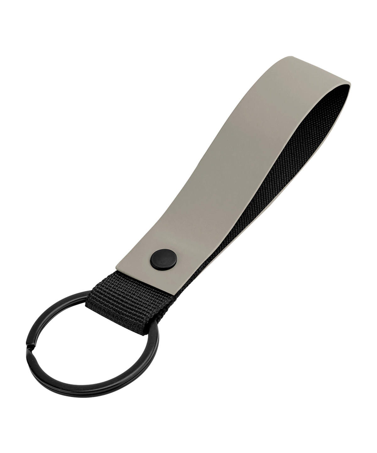 Matte PU keyring, front
