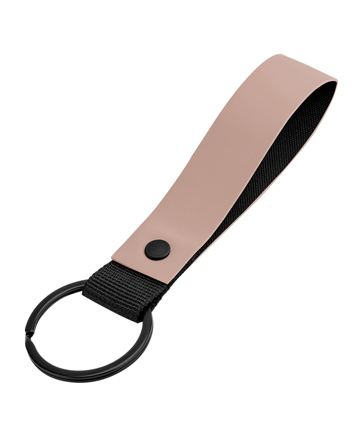Matte PU keyring, front