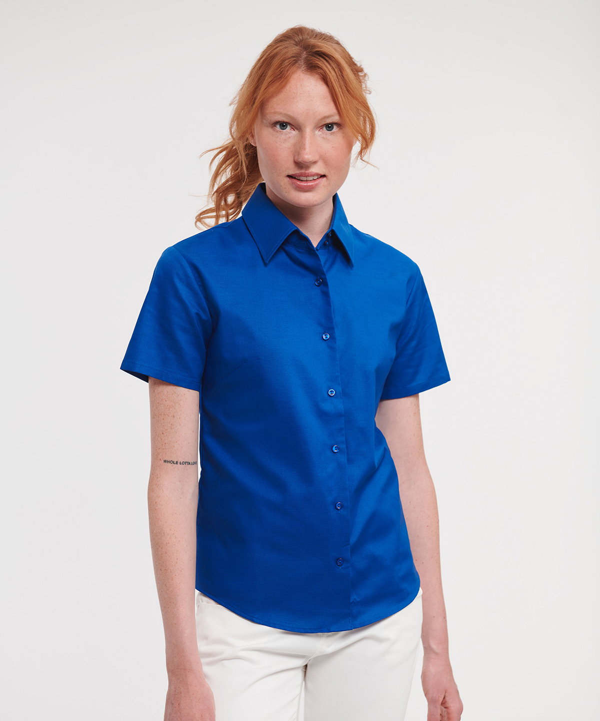 Picture of Women's short sleeve Oxford shirt