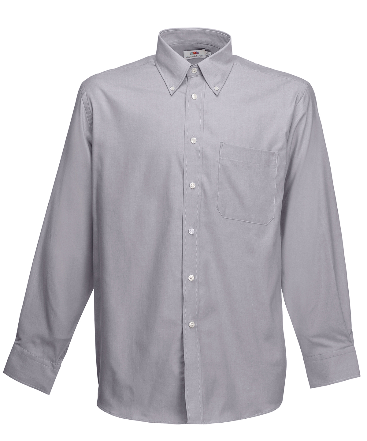 Oxford Long Sleeve Shirt Oxford Grey Size 2XLarge