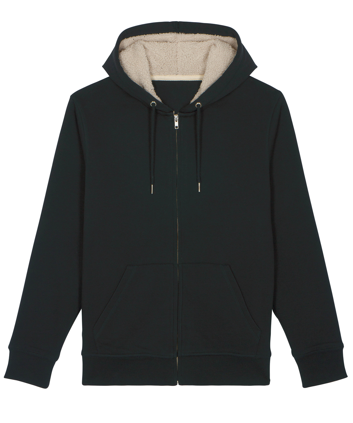 Warmer unisex Sherpa lined zip-thru hoodie (STSU715)