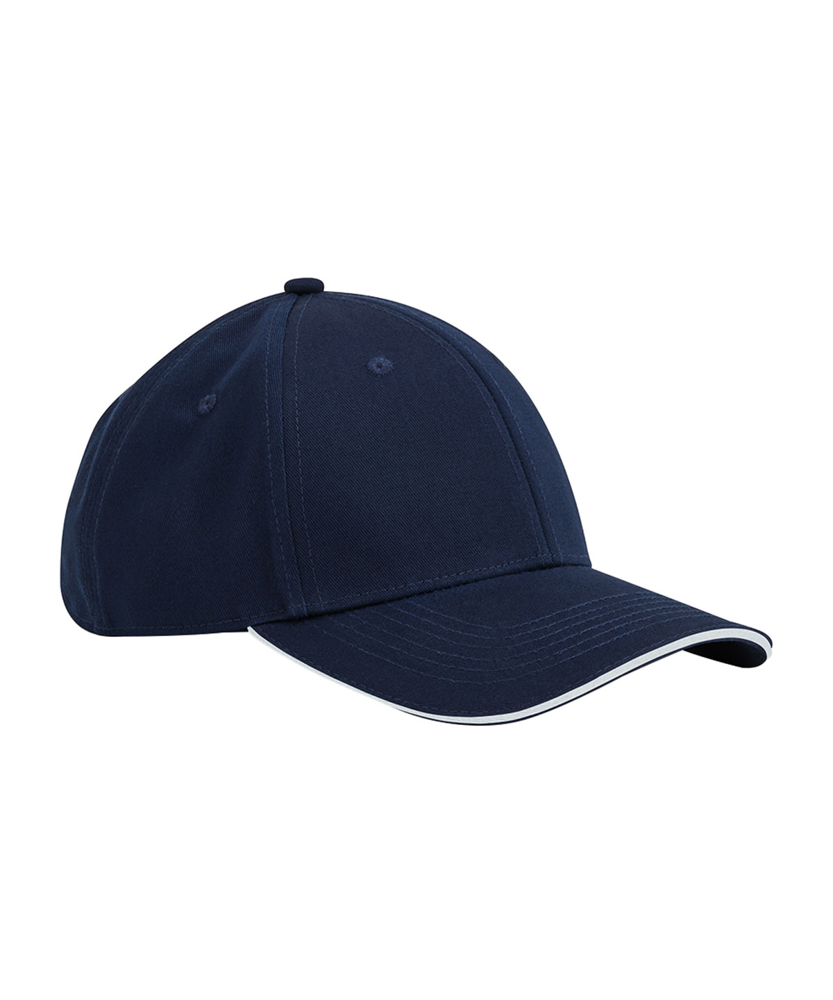EarthAware® classic organic cotton 6-panel cap – sandwich peak image 6