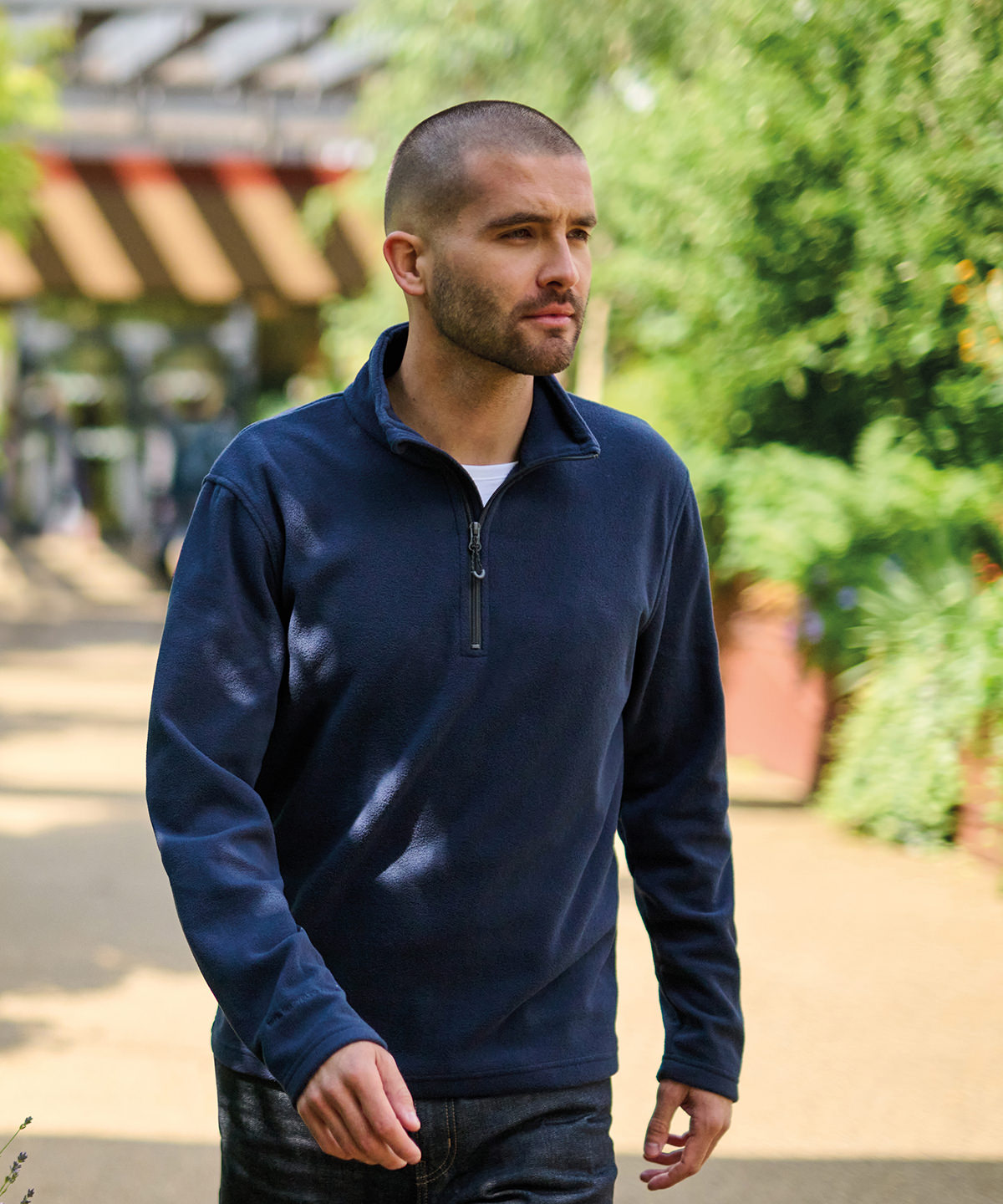 Honestly made recycled half zip fleece Honestly made recycled half zip fleece