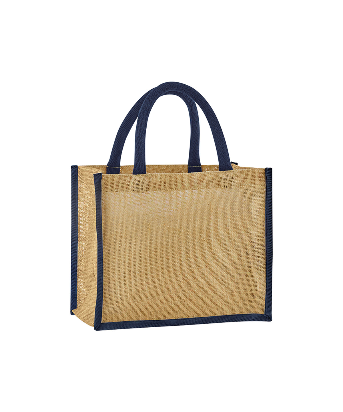 Natural starched jute midi tote image 6