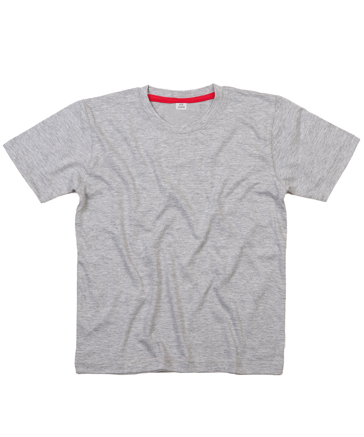 Heather Grey Melange/Red