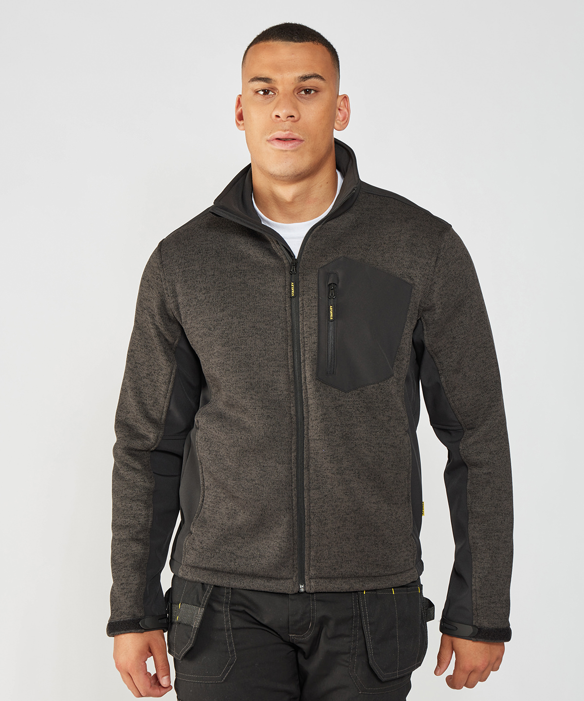 Picture of Brady zip-through knitted fleece