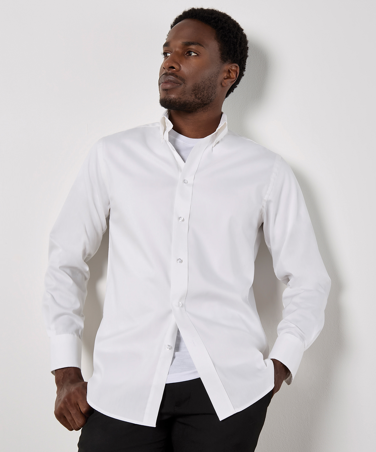 Premium Oxford shirt long-sleeved (tailored fit) Premium Oxford shirt long-sleeved (tailored fit)
