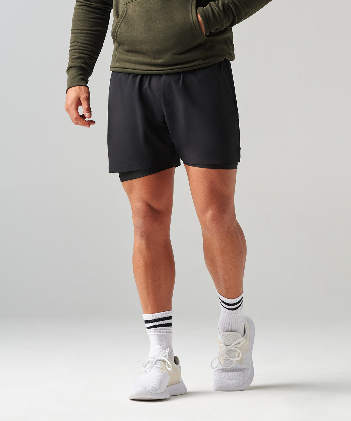 Double-layer sports shorts Double-layer sports shorts