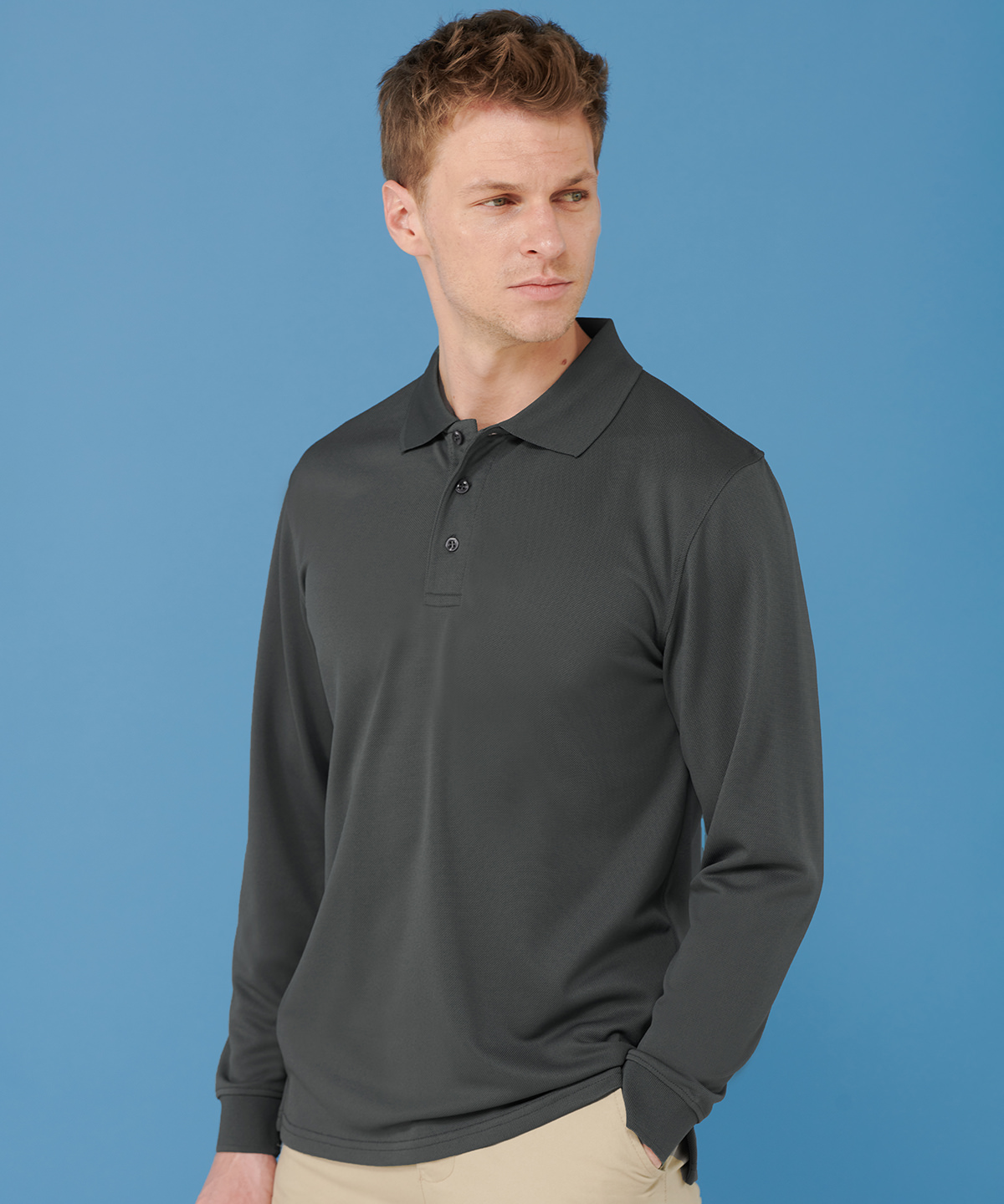 Picture of Long sleeve Coolplus® polo shirt