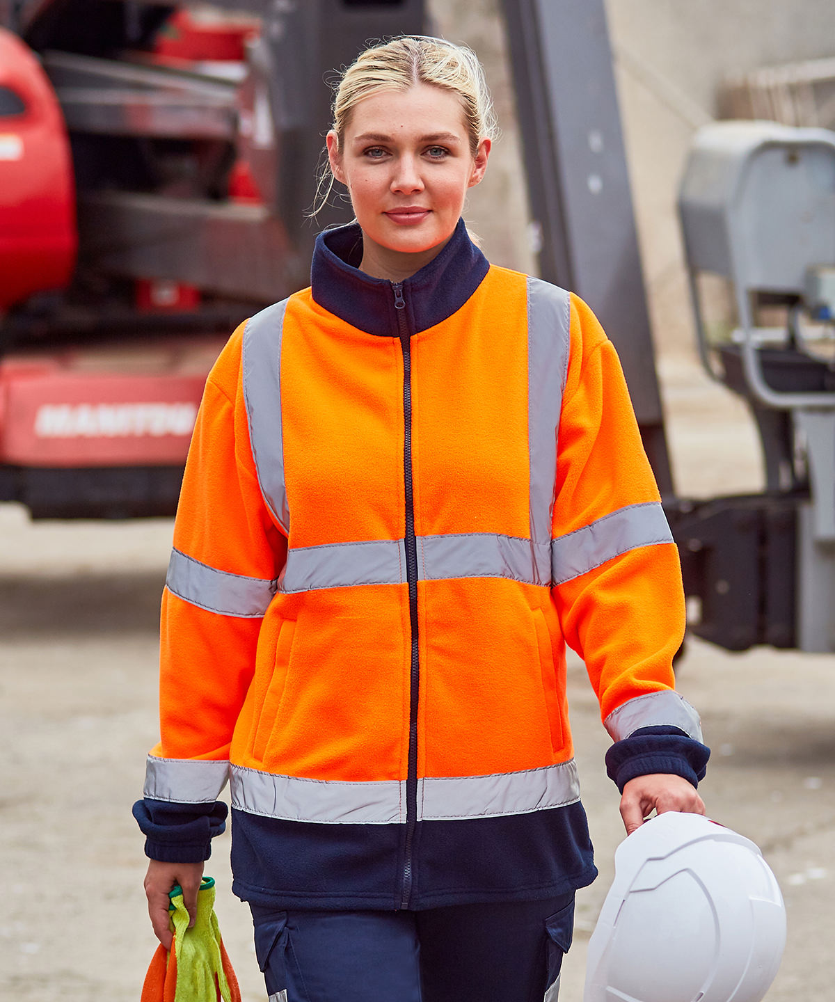 Picture of High visibility full-zip fleece